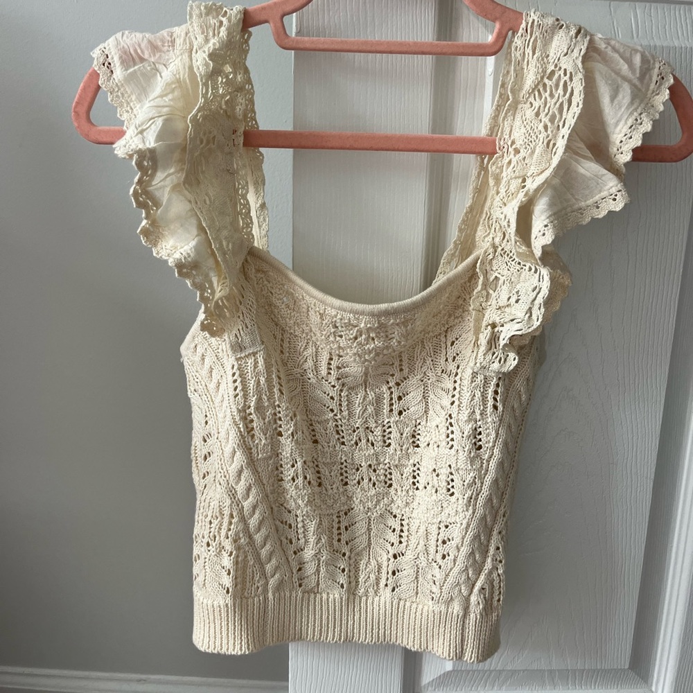 Anthropologie Crochet Top